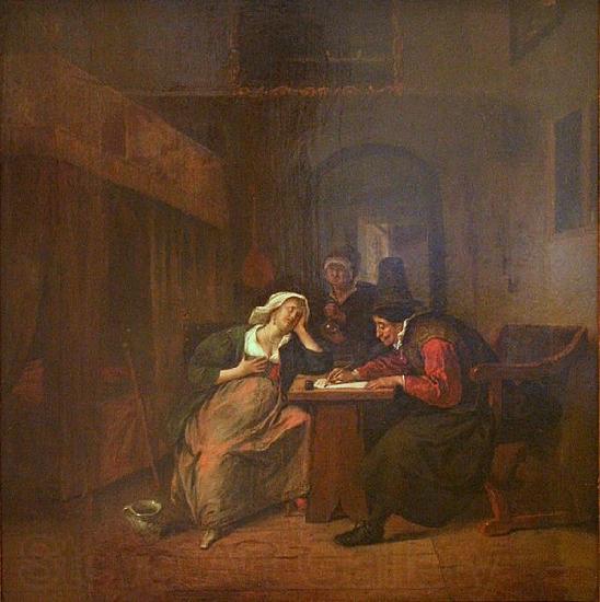 Jan Steen Physician and a Woman Patient Germany oil painting art